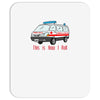 how i roll ambulance Mousepad