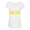 donovan mellow yellow the sixties hippies Maternity Scoop Neck T-shirt