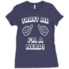 trust me i'm a nerd Ladies Fitted T-Shirt