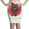 love ninja monkey banana Pencil Skirts