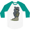 mucus bear 3/4 Sleeve Shirt