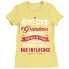 they call me grandma partner in crime. Ladies Fitted T-Shirt
