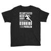 beer drinker with a running problem Youth Tee