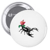 scorpio rose Pin-back button