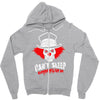 can't sleep clowns will eat me Zipper Hoodie