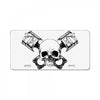 skull pisto License Plate
