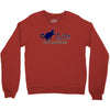 my cat ate your stick family Crewneck Sweatshirt