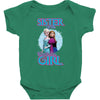 sister of the birthday girl Baby Bodysuit