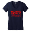 millennium pizza Women's V-Neck T-Shirt