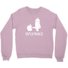 android robot spoof Crewneck Sweatshirt