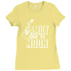 Family Trip To Moon Ladies Fitted T-Shirt