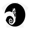 nightmare before christmas black logo All Over Women's T-shirt