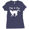 i am a cat lover Ladies Fitted T-Shirt