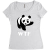 wtf panda Women's Triblend Scoop T-shirt