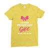 I'm Your Mother's Day Gift Dad Says You're Welcome Baby Girl Ladies Fitted T-Shirt