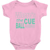 snooker where's the cue ball going Baby Onesie