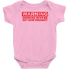 drinking with me pregnancy warning Baby Onesie