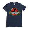 No Internet Ladies Fitted T-Shirt
