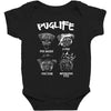 pug life Baby Bodysuit