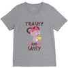 trashy and sassy V-Neck Tee