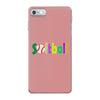 softball neon rhinestud iPhone 7 Case