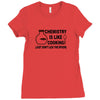 chemistry is like cooking Ladies Fitted T-Shirt