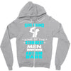 god found autism dad Zipper Hoodie