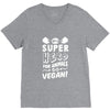 Be A Super Hero For Animals Go Vegan! V-Neck Tee