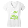 my broom broke Women's V-Neck T-Shirt