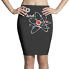 up and atom funny science best product Pencil Skirts