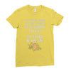 ice cream or a felony Ladies Fitted T-Shirt