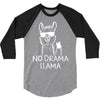no drama llama 3/4 Sleeve Shirt