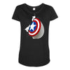 SIMPLE NICE Maternity Scoop Neck T-shirt