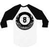 8ball skull 3/4 Sleeve Shirt