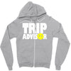 funny trip advisor Zipper Hoodie