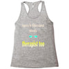 speech therapist needs wine therapy too Racerback Tank