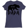 Papa Bear Ladies Fitted T-Shirt