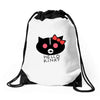 hello kynky Drawstring Bags