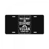 awesome vegan looks like License Plate