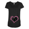 Custom baby girl name maternity design Maternity Scoop Neck T-shirt