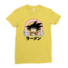 saiyan ramen Ladies Fitted T-Shirt