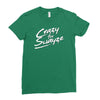crazy for swayze Ladies Fitted T-Shirt