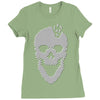 skull tetris Ladies Fitted T-Shirt