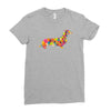 dachshund flower 2 Ladies Fitted T-Shirt