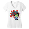 zombie geek Women's V-Neck T-Shirt