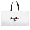 sagittarius zodiac rose Weekender Totes