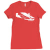 sg 38 schulgleiter segelflugzeug gleitflug flugzeug airplane Ladies Fitted T-Shirt