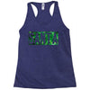santa green glitter Racerback Tank