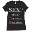 Sex Yes Please Ladies Fitted T-Shirt