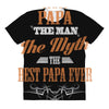 papa the man the myth best papa ever All Over Women's T-shirt